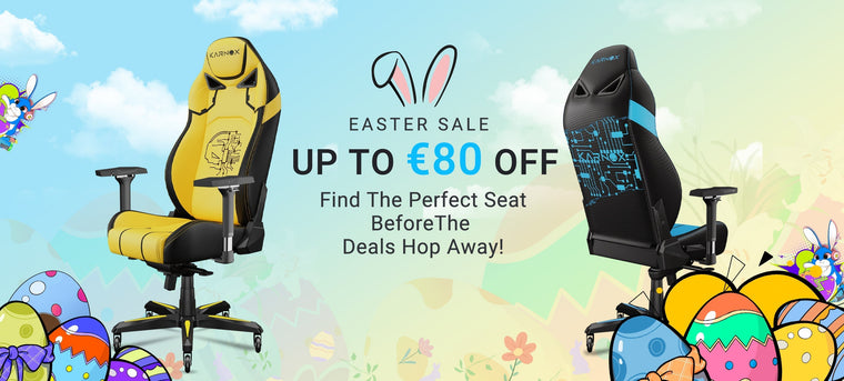 Hop Into Comfort: Karnox Easter Sale – Save Up to €80 on Gaming Chairs! 🐣🎮